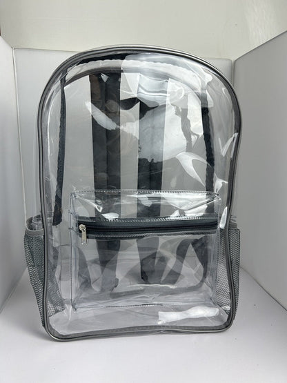 Transparent PVC Clear Storage Backpack Jelly-style Shoulder Bag