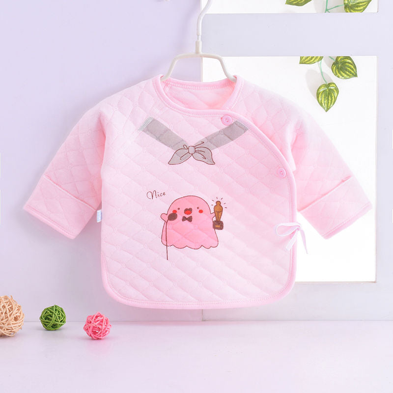 Newborn Baby Clothes Pure Cotton Warm Top