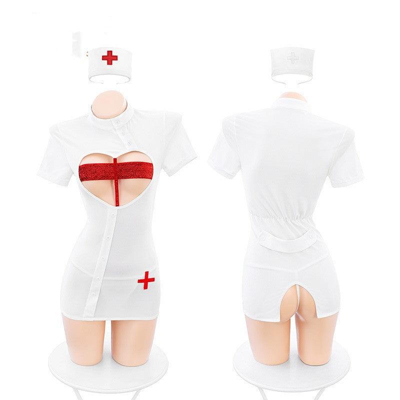 Sequined Nurse Uniform Underwear Uniform Suit Women