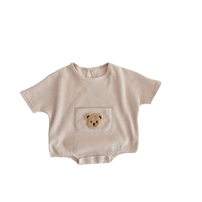 Summer Baby Bat Sleeve Romper