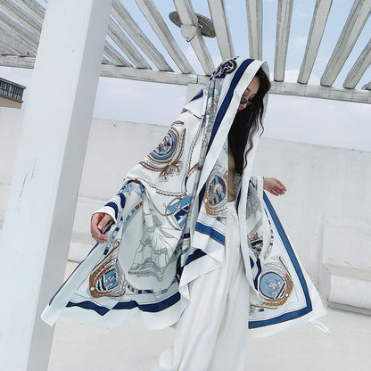 Sun-protective Versatile Shawl And Dual-use Scarf For Women