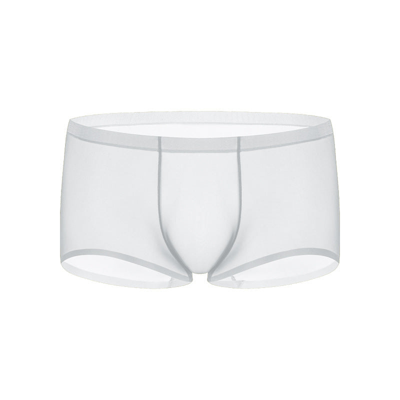 Ultra Thin Ice Silk Men's Low Waist Boxers