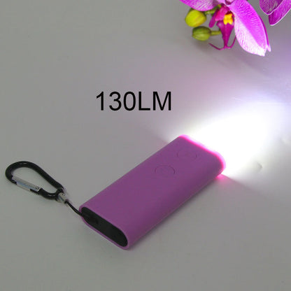 Personal Safety Alarm With 130LM LED Light For Self Defense Outdoor Emergency