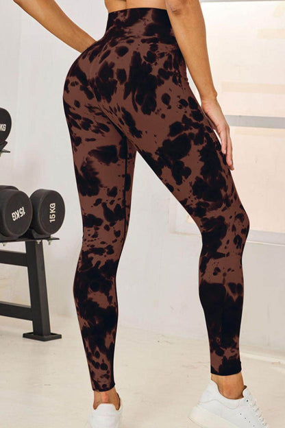 Tie-Dye High Waist Active Leggings for Comfortable Fitness