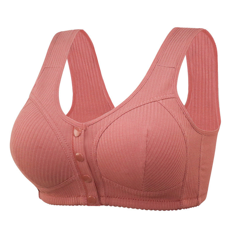 Front Buckle Without Steel Ring Push Up Bras