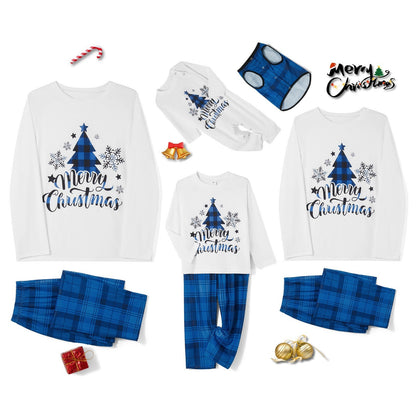 Christmas Cotton Pajama Set, Parent-child Matching Print