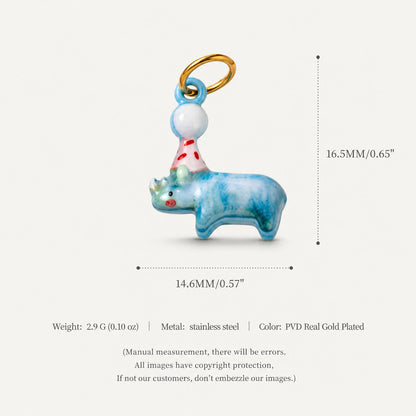 Animal Puppy Series Zircon Pendant
