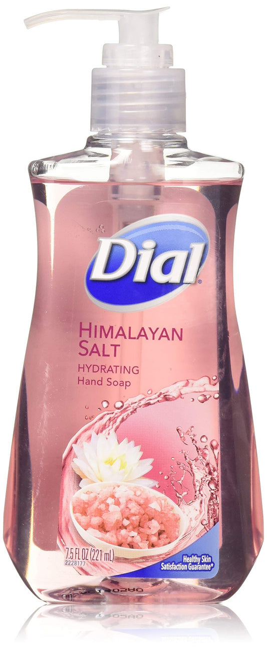 Dial Himalayan Pink Salt & Water Lily Hand Soap with Moisturizer 7.5 Oz. (Pack of 4)