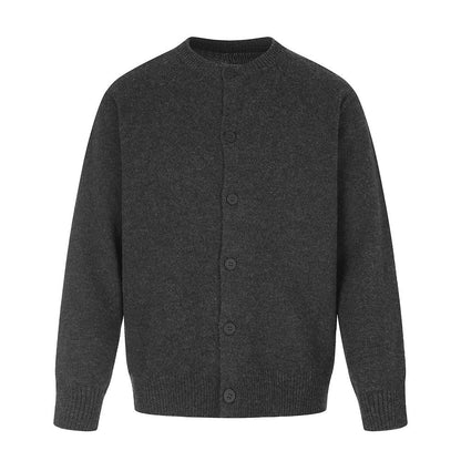 Cardigan Sweater Mens Loose-fit Casual Knitwear Coat
