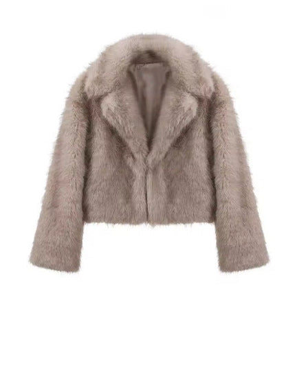 Fur Autumn And Winter Faux Fur Women's Clothing Top
