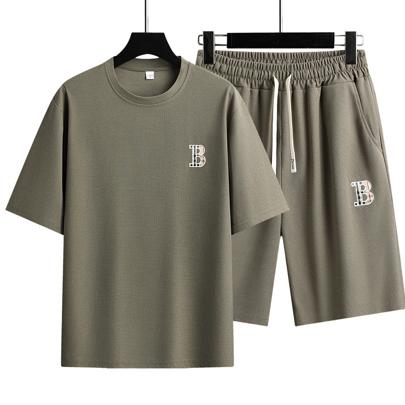 Quick-drying Breathable Casual Top And Pants Set For Men