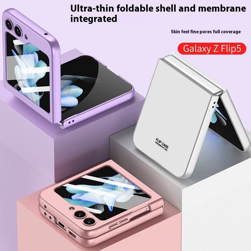 Phone Case Folding Screen Film Integrated All-inclusive Drop-resistant Protective Cover Ultra-thin Matte Cover