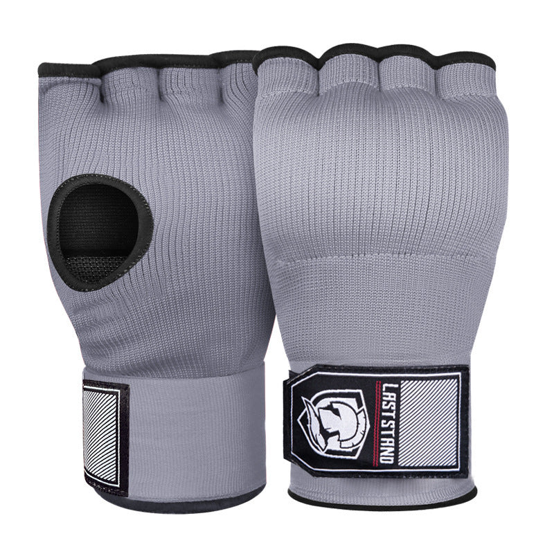 Gel Half Finger Boxing Gloves Hand Bandage
