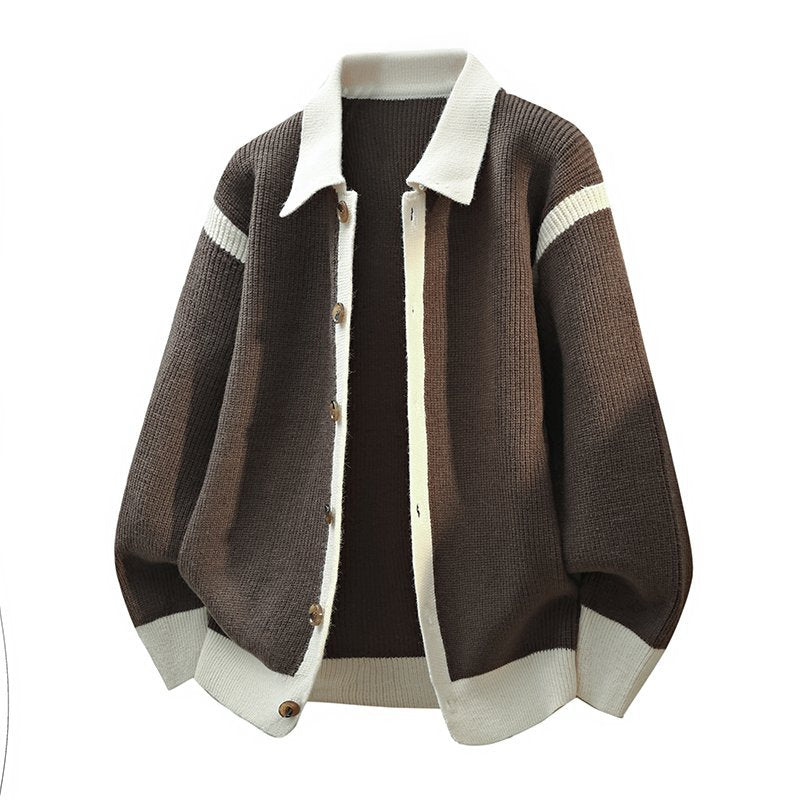New Mens Cardigan Sweater Jacket