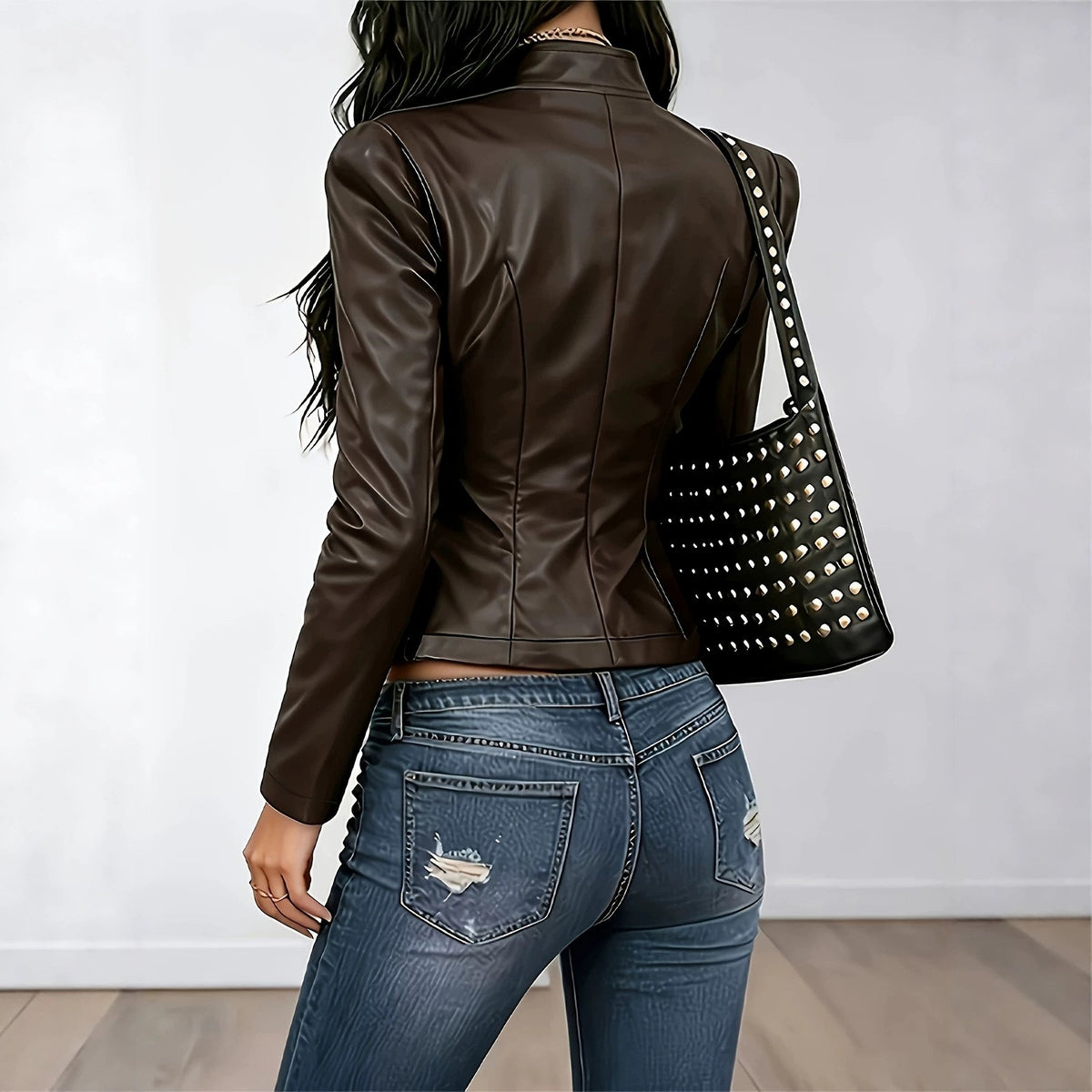 Slim-fit Waist-cinching Chic Short Vintage Coat