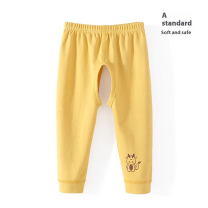 Boy Open-seat Pants Baby Trousers Pure Cotton