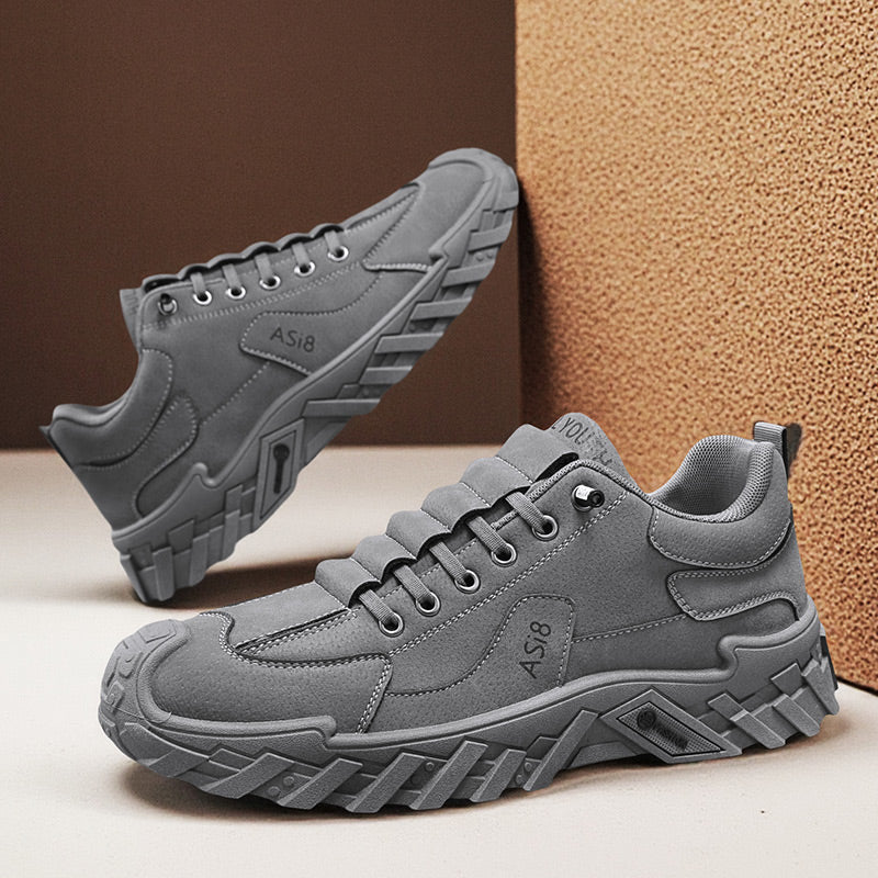 2026 New Arrival Premium Men's Platform Skate Shoes, Non-Slip Wear-Resistant Versatile Casual Athletic Work Shoes