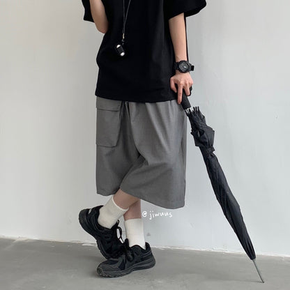 Japanese Retro Simple Casual Shorts Men