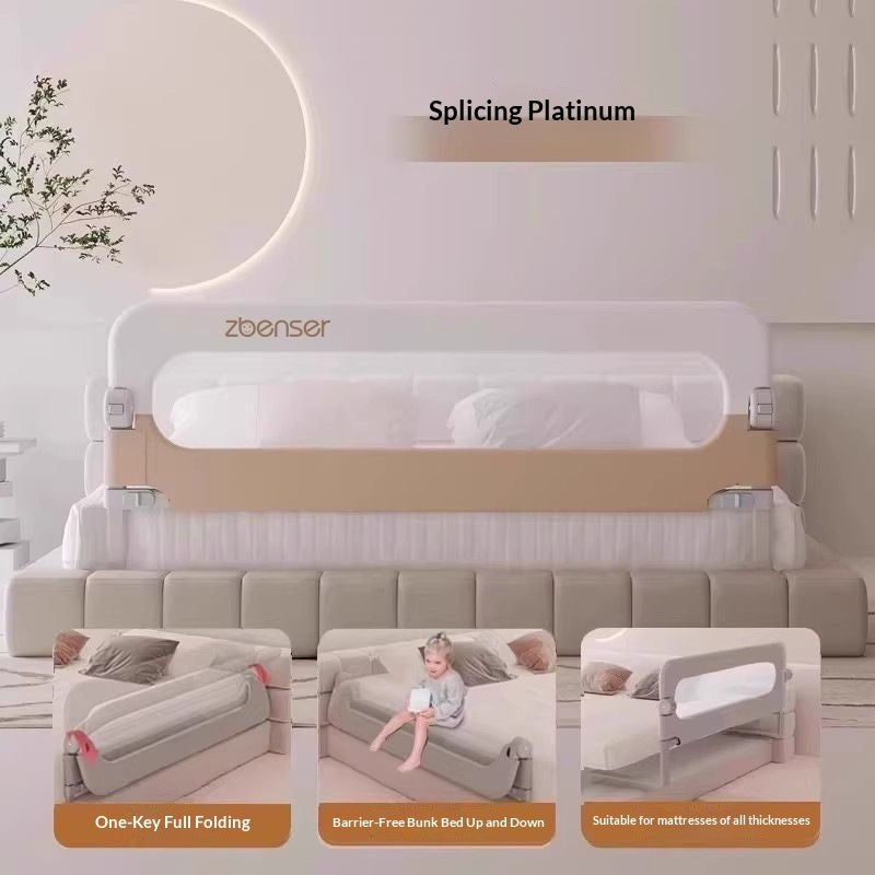 Adjustable Baby Bed Rail Safety Guard Foldable Bedside Barrier