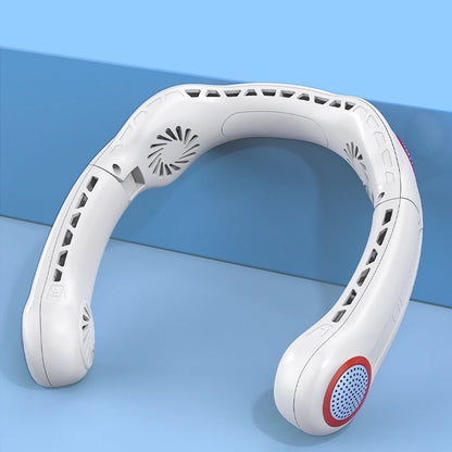 Portable Lazy New Quad-core Leaf-free Halter Fan