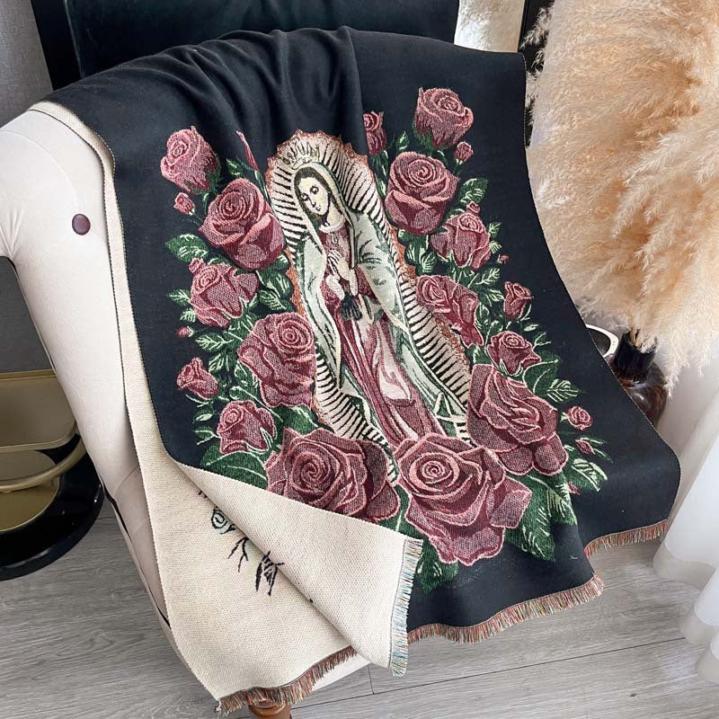 Thickened Scarf Reversible For Fall And Winter