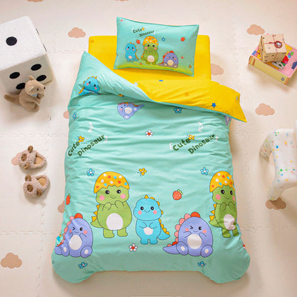 Cotton Kindergarten Three-piece Bedding Set