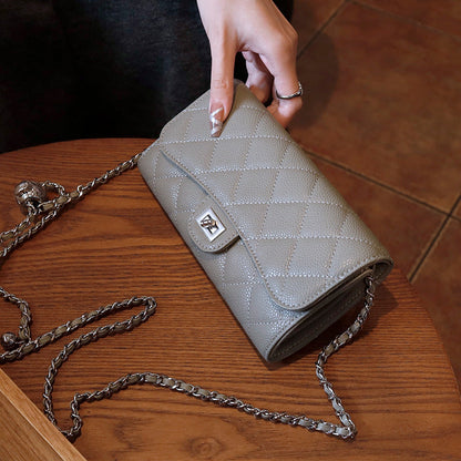 New Long Genuine Leather Womens Wallet