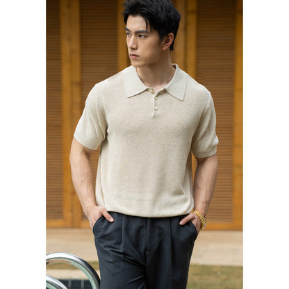 Mens Summer Casual Short-Sleeve T-Shirt