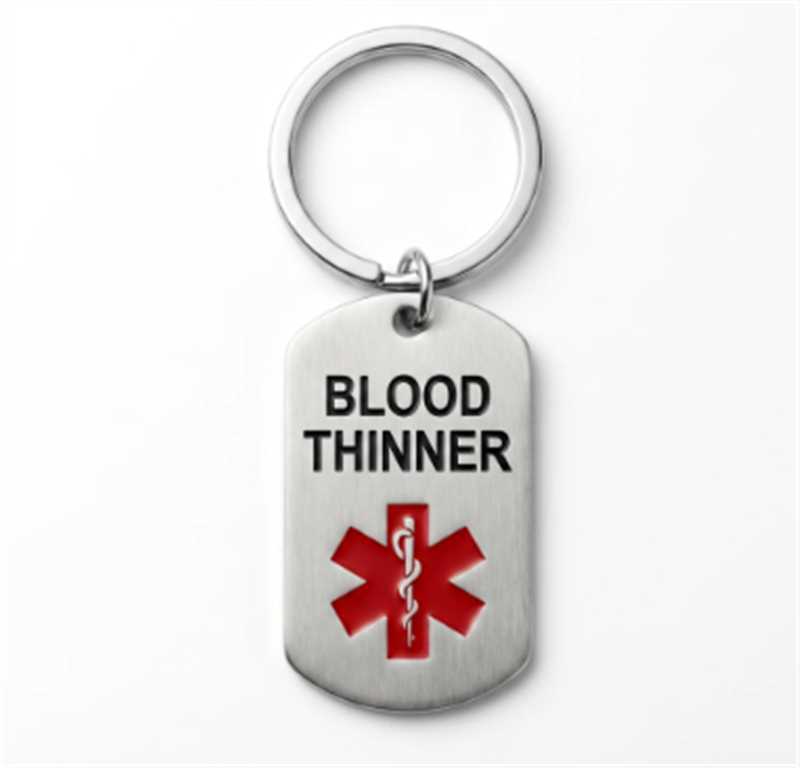 Fashionable Stainless Steel Engraved Keychain