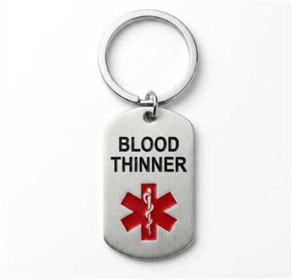 Fashionable Stainless Steel Engraved Keychain