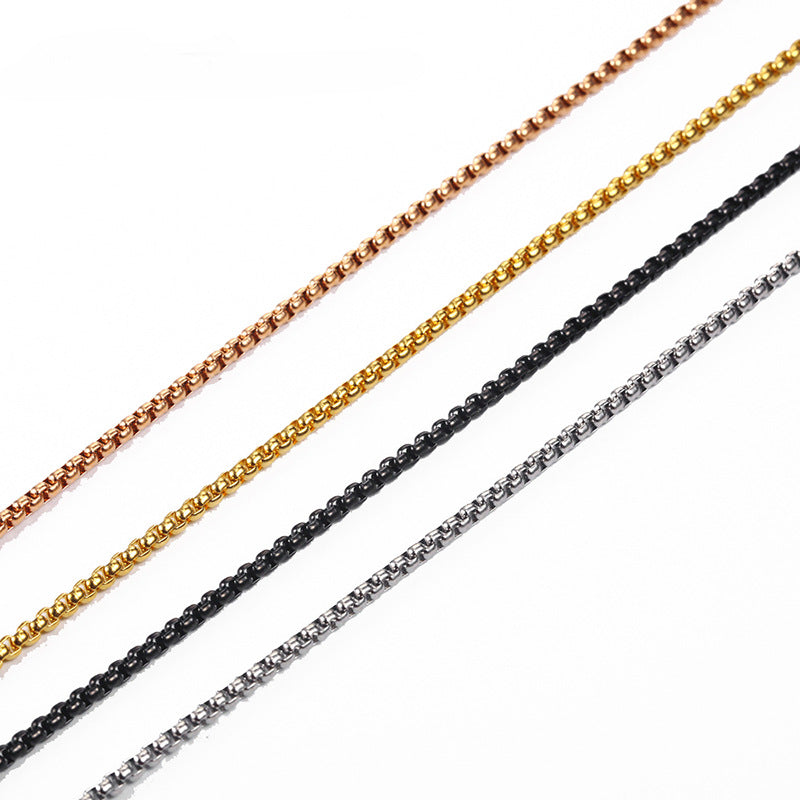 Simple And Versatile Stainless Steel Necklace