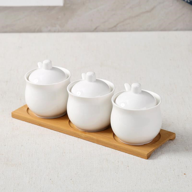Seasoning Jar Bottle Set Household Salt MSG Box