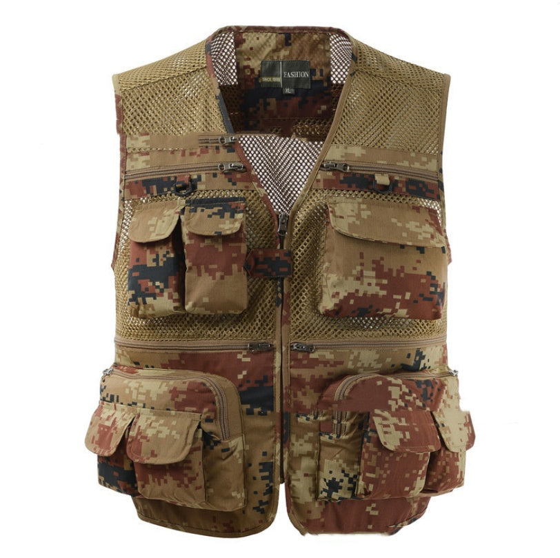 Multi-pocket Men's Professional Photography Vest