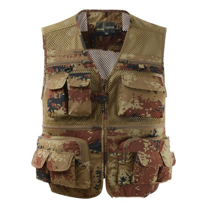 Multi-pocket Men's Professional Photography Vest