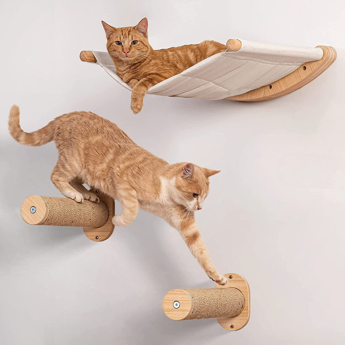 Cat climbing frame solid wood