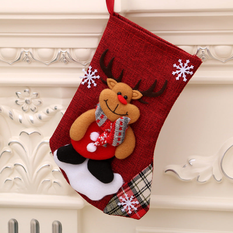 Santa Claus Socks Christmas Tree Pendant