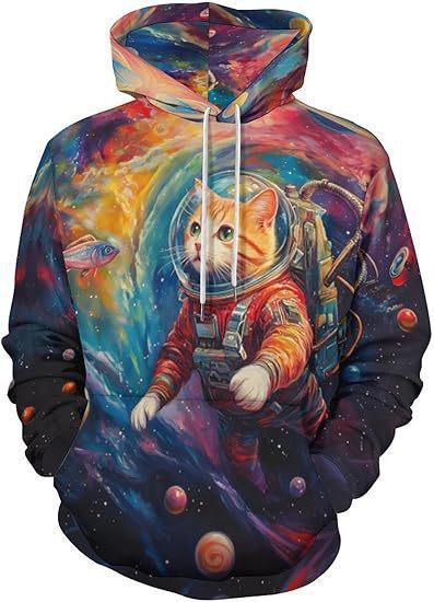 3D Digital Print Hoodie Men's Sweatshirt