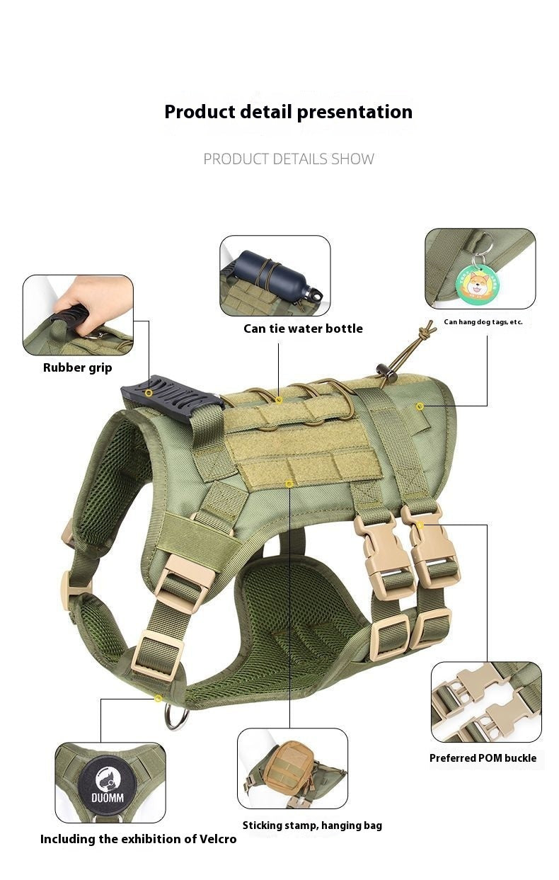 Pet Harness Dog Tactical Chest And Back