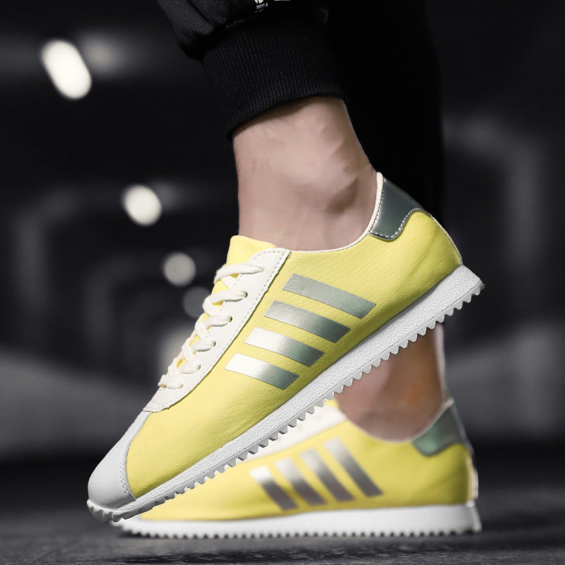 Autumn Canvas White Shoes Men's Canvas Sneakers