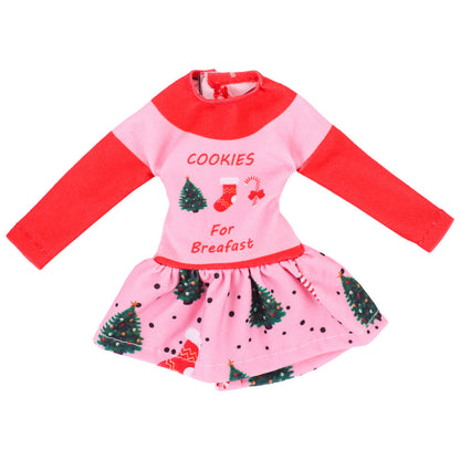 Christmas Bookshelf Doll's Clothing Accessories