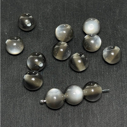 Resin Beads Cat Eye Round Beads Ornament