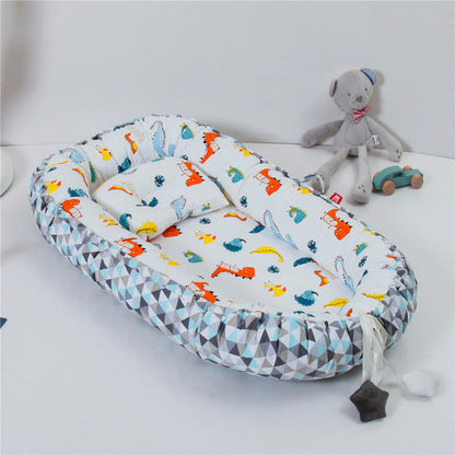 Change Pilch Baby Pillow Travel Crib Folding Removable Washable
