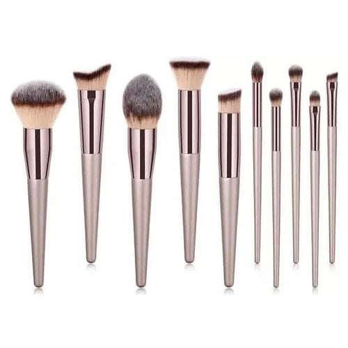 10-Piece Set: Professional Premium Glow Makeup Brush