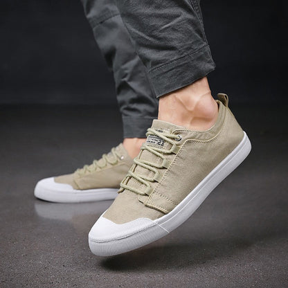 Korean men's canvas shoes