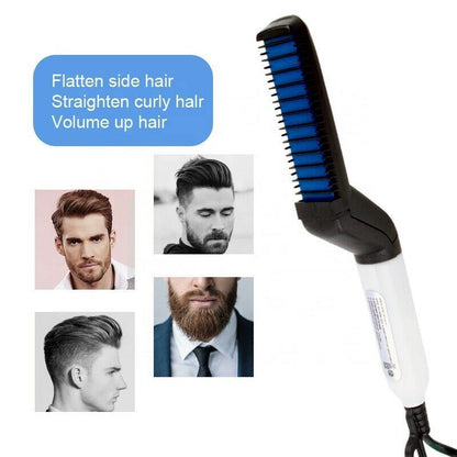 Men's Multifunctional Hair & Beard Straightener