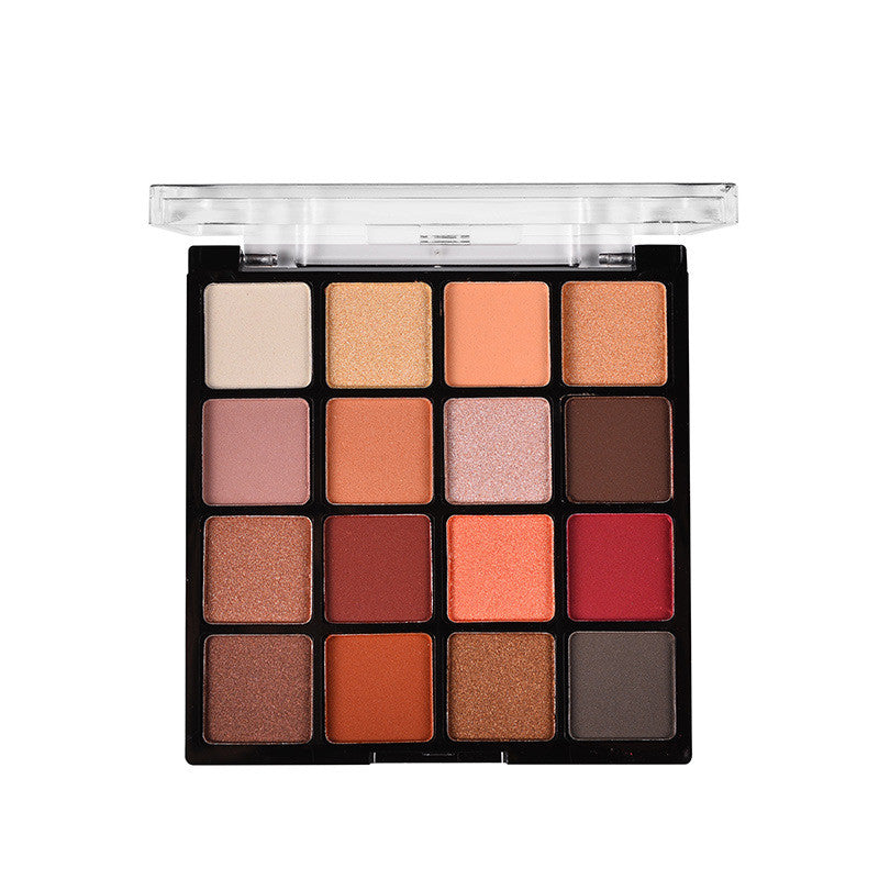 16 colors pearlescent eyeshadow palette