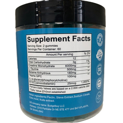 Gummies Creatine Monohydrate Health Care Soft Candy
