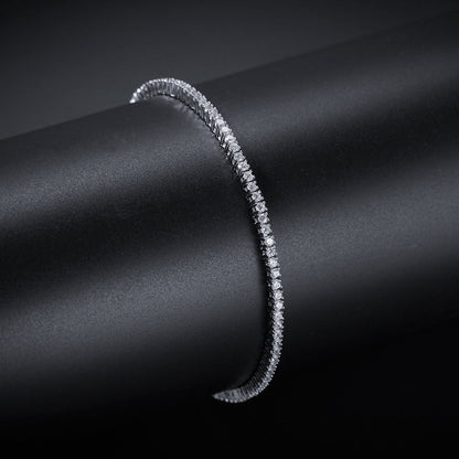 Hip-Hop Zircon Tennis Bracelet