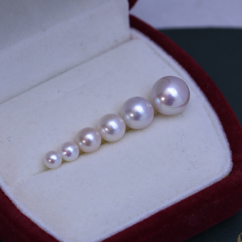 Flawless White Pearl Stud Earrings