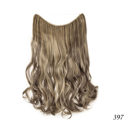 S-noilite 20" Invisible Wire Hair Extensions